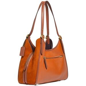 *NEW* COACH Lori Shoulder Bag Rust Leather Suede